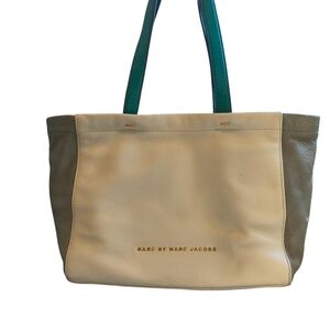 Marc by Marc Jacobs Tan and Gray Tote